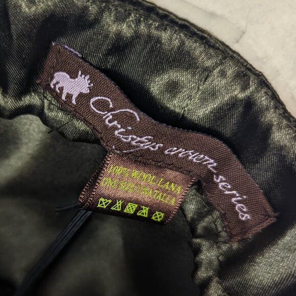 Wool Fedora Christy's Crown Series Tony Merenda Retro Hat Flower Tuft - Picture 8 of 8